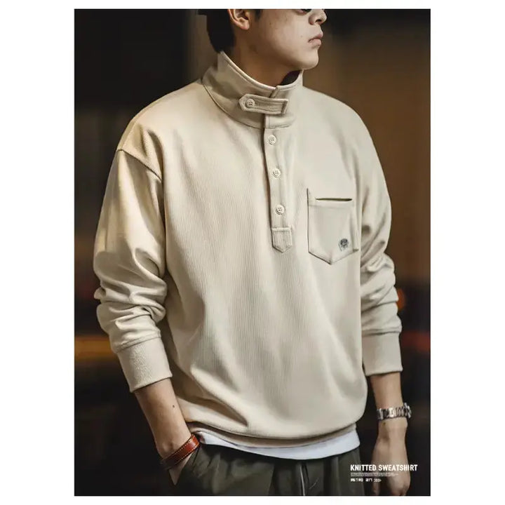 Casual Polo Collar Shirt | Men&