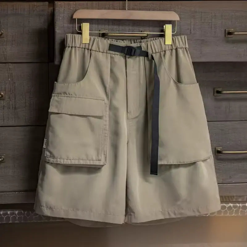 Casual Shorts Large Pockets | Solid Pants Men's Shorts Amekaji