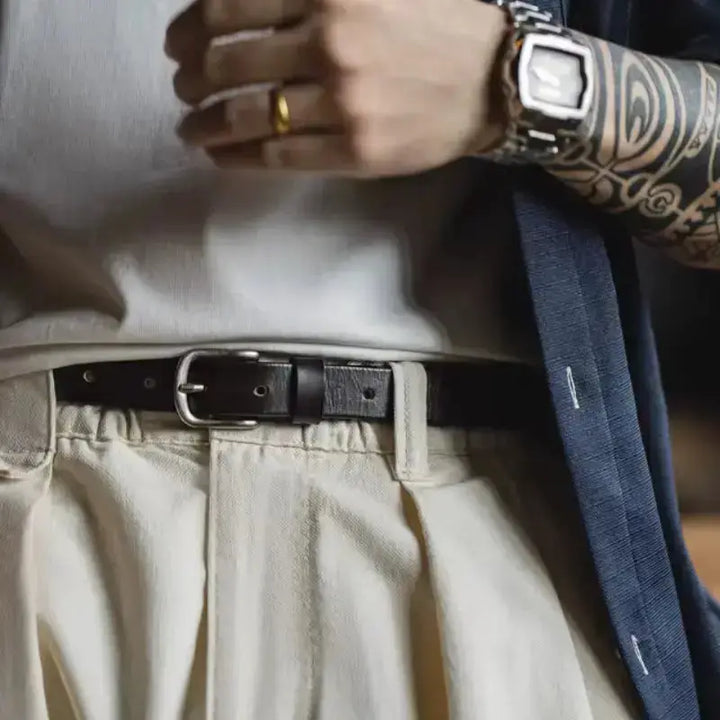Cowhide Belt Genuine Leather | Men&
