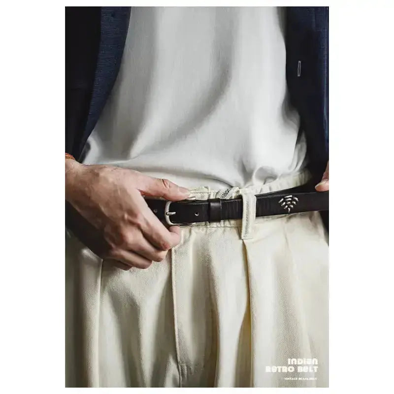 Cowhide Belt Genuine Leather | Men&
