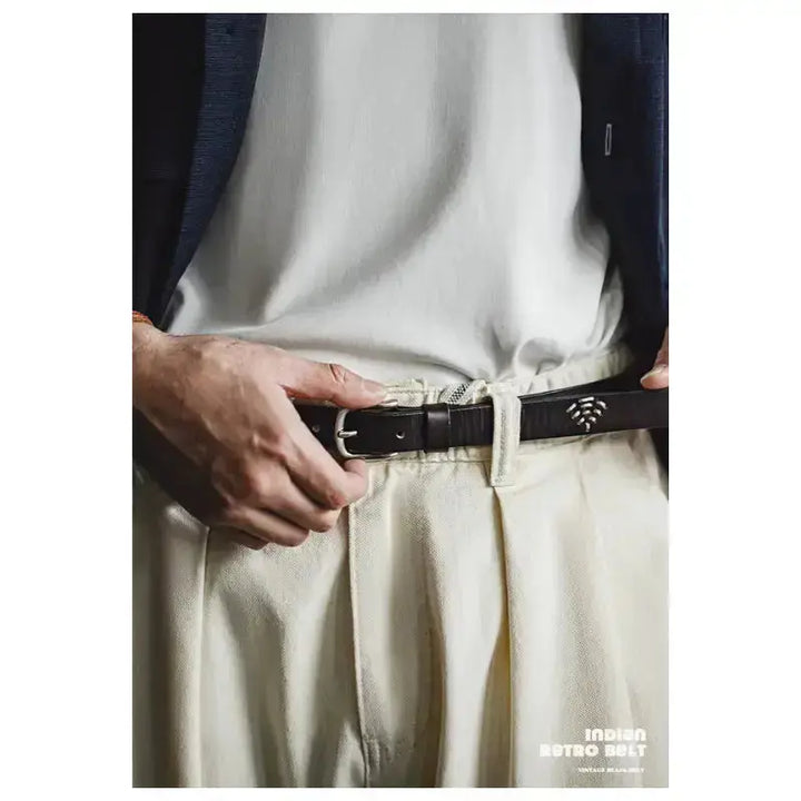 Cowhide Belt Genuine Leather | Men&