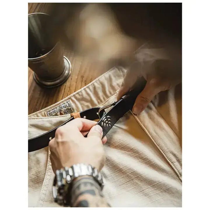 Cowhide Belt Genuine Leather | Men&