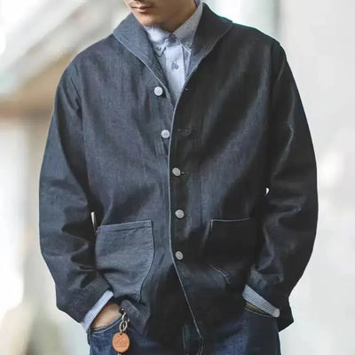 Denim Jackets Heavyweight Cotton | Men's Retro Jacket Maden