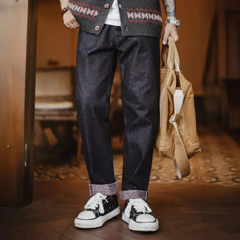 Denim Jeans Straight Fit | Men&