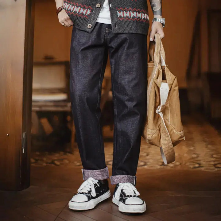 Denim Jeans Straight Fit | Men&