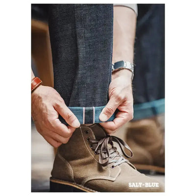 Denim Jeans Straight Fit | Men's New Retro 13oz Selvage Raw Amekaji