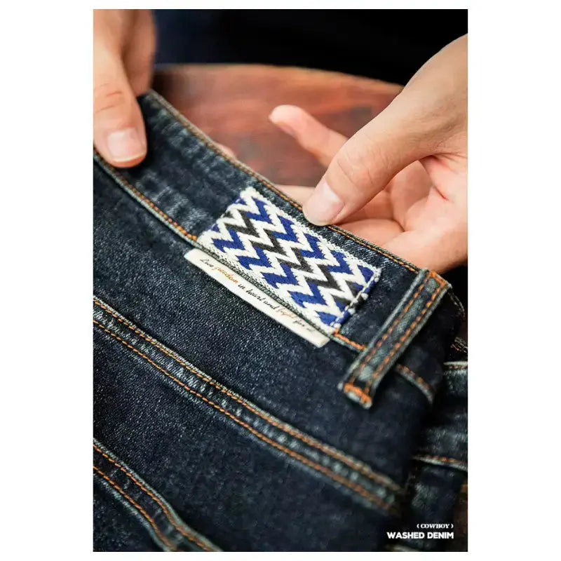 Denim Washed Straight Jeans | Vintage 11.5oz Men&