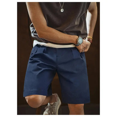 Gurkha Double Pleated Shorts | Men's Retro Casual Pants&nbsp; Amekaji