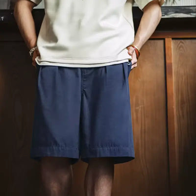 Gurkha Double Pleated Shorts | Men's Retro Casual Pants&nbsp; Amekaji