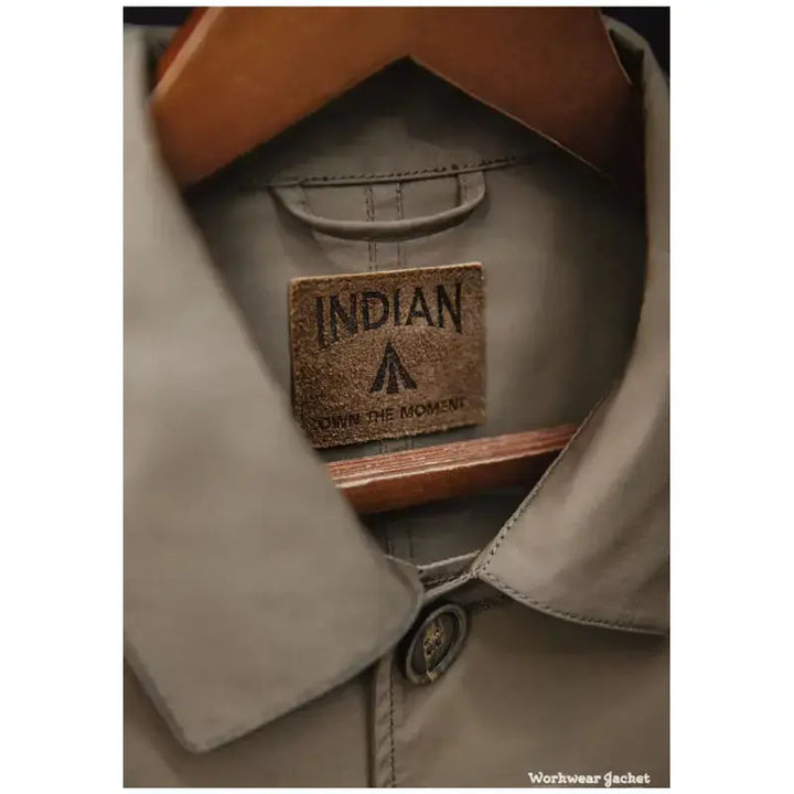 Heavyweight Cotton Canvas Mens Chore Coat | Workwear Overshirt Amekaji