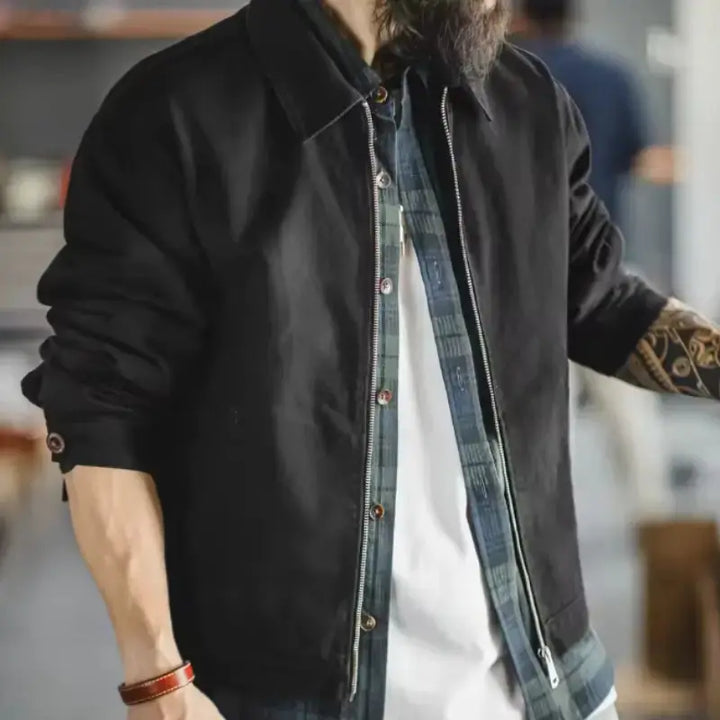 Heavyweight Cotton Workwear Jacket | Mens Vintage Amekaji Amekaji