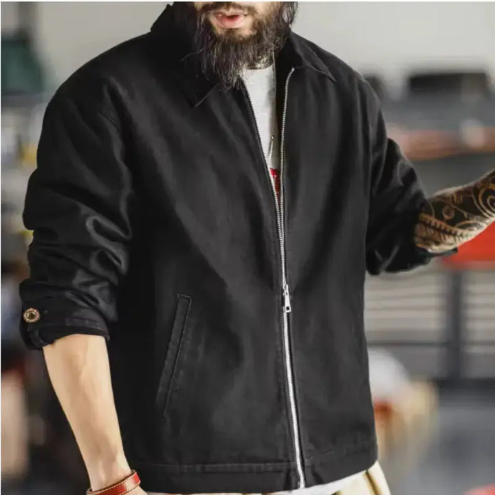 Heavyweight Cotton Workwear Jacket | Mens Vintage Amekaji Amekaji