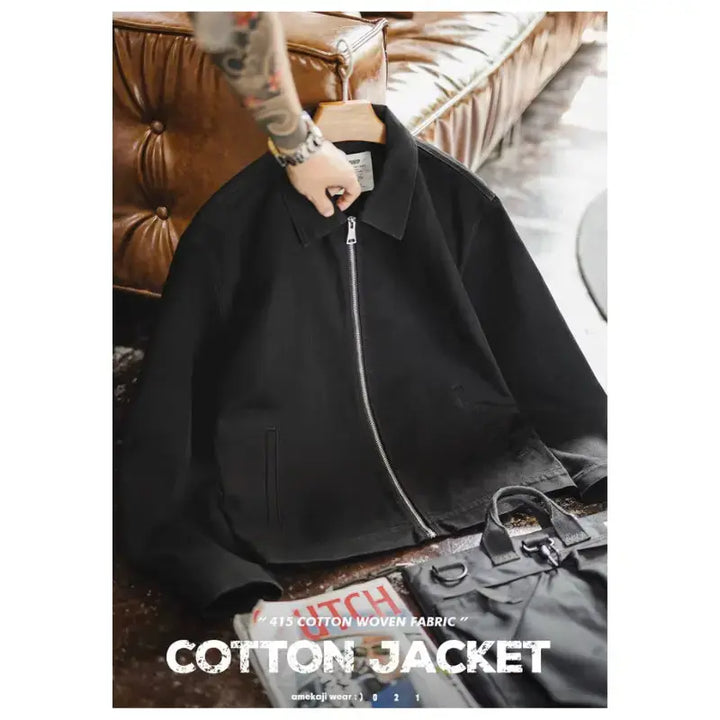 Heavyweight Cotton Workwear Jacket | Mens Vintage Amekaji Amekaji
