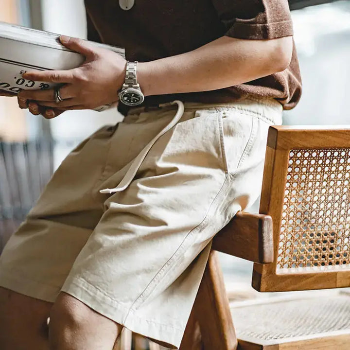 Men Cotton Cargo Shorts | Vintage P37 Military Men&