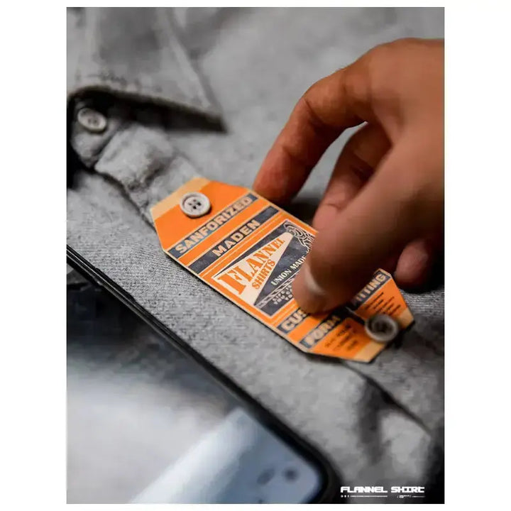 Men Cotton Shirts Business | Long Sleeve Shirt Flannel Amekaji