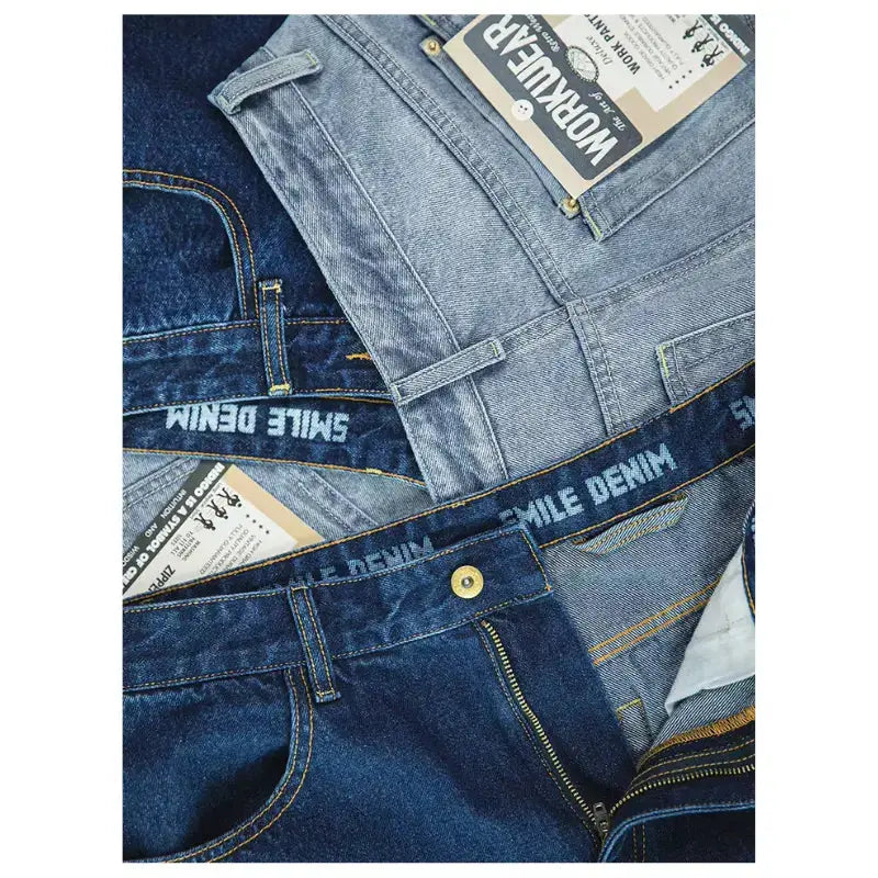 Men Denim Retro Jeans | 12.8oz Retro Loose Straight Jeans Amekaji