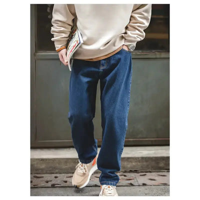 Men Denim Retro Jeans
