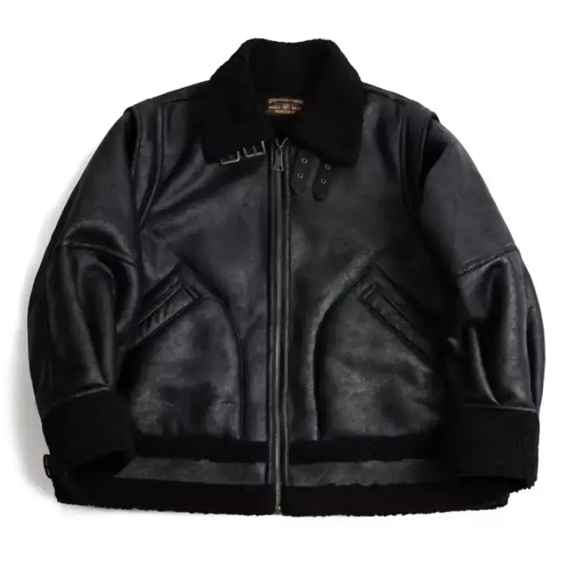 Men Jacket Vintage Workwear | Padded Fleecing Oversize Coat Amekaji