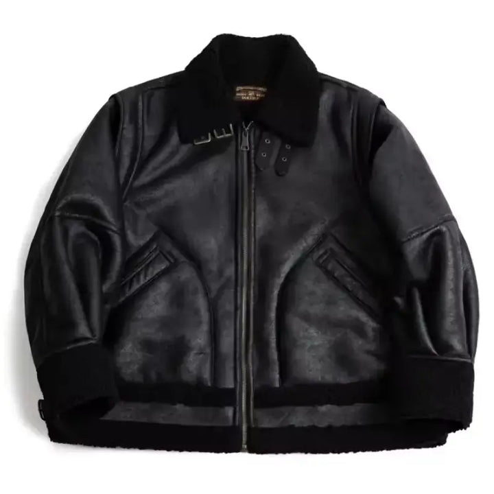 Men Jacket Vintage Workwear | Padded Fleecing Oversize Coat Amekaji