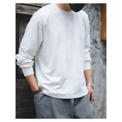 Men Long Sleeve T-shirt | Cotton Retro Casual Vintage Maden