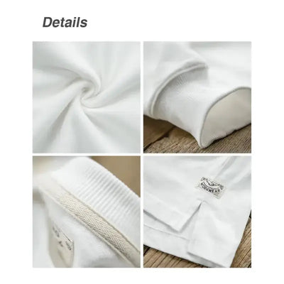 Men Long Sleeve T-shirt | Cotton Retro Casual Vintage Maden