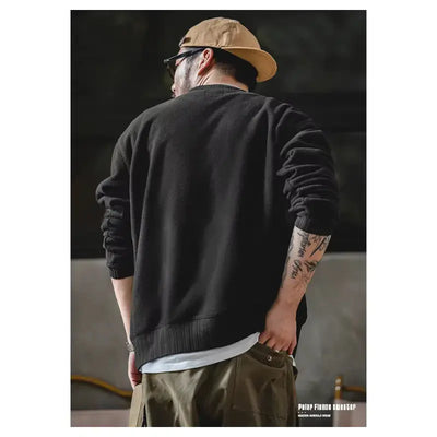Men Polar Fleece Sweatshirt | Neck Pullover Warm Thickened Maden