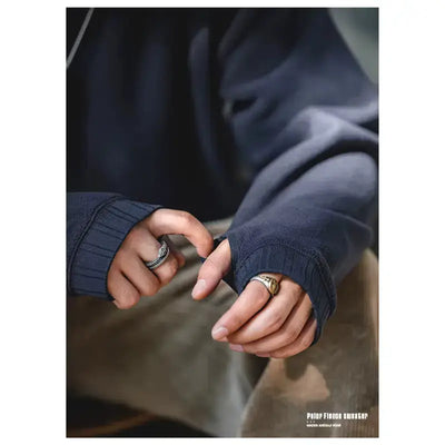 Men Polar Fleece Sweatshirt | Neck Pullover Warm Thickened Maden