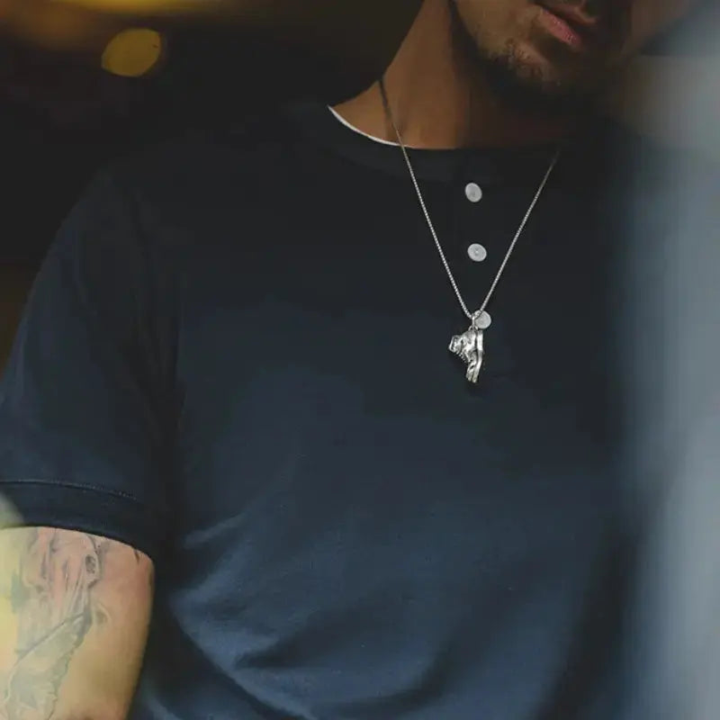 Mens Henley Cotton T-Shirts | Soft Vintage Tops Tee Amekaji