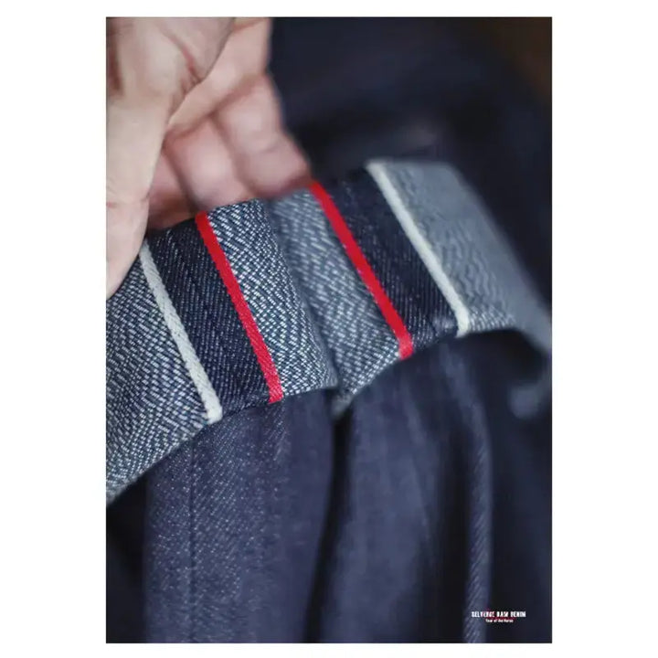 Mens Raw Denim Jeans | Selvedge Jeans Straight Leg Amekaji