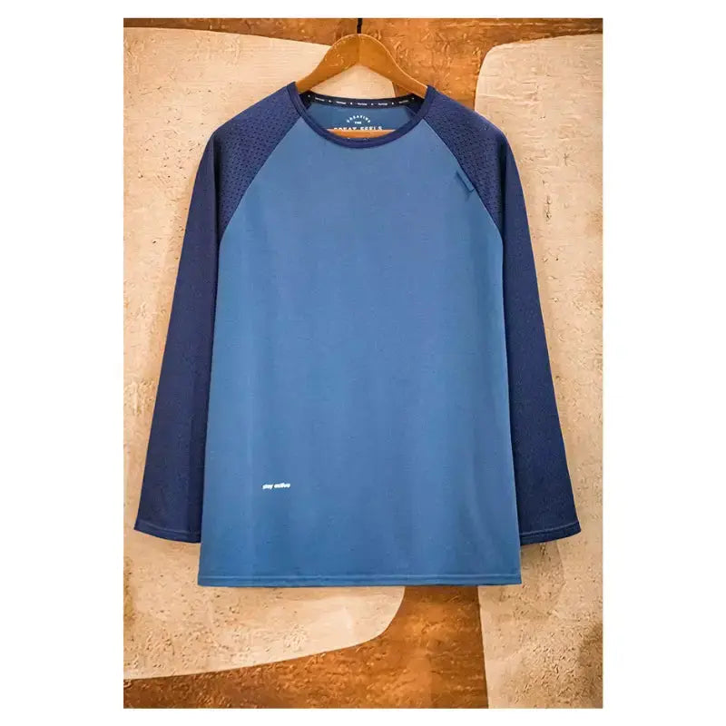 Mens Spring Round Neck | Pullover Breathable Layering Tee Maden