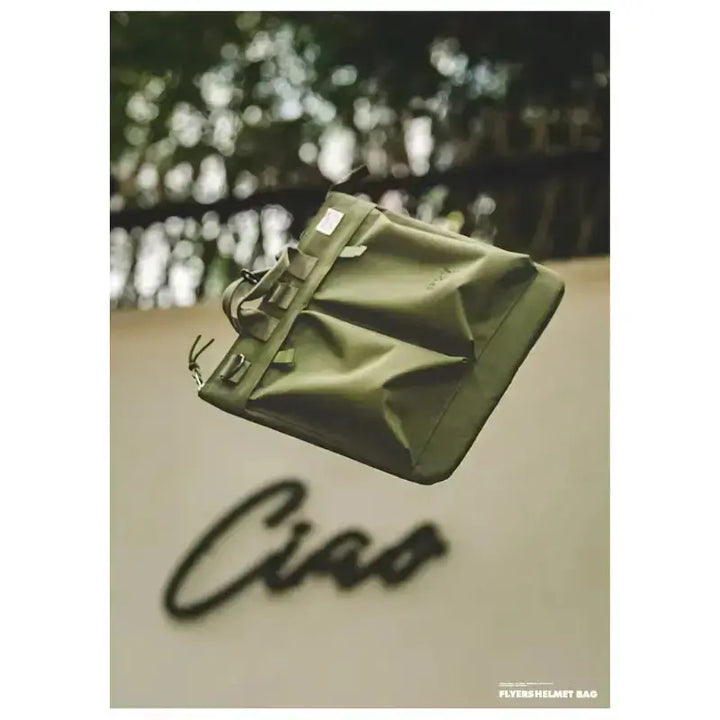 Military Flyers Helmet Bag | Canvas Crossbody Tote Amekaji