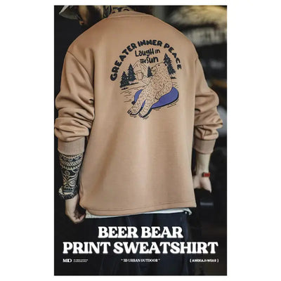 Round Neck Long Sleeve | Men Casual Loose Sweater Maden