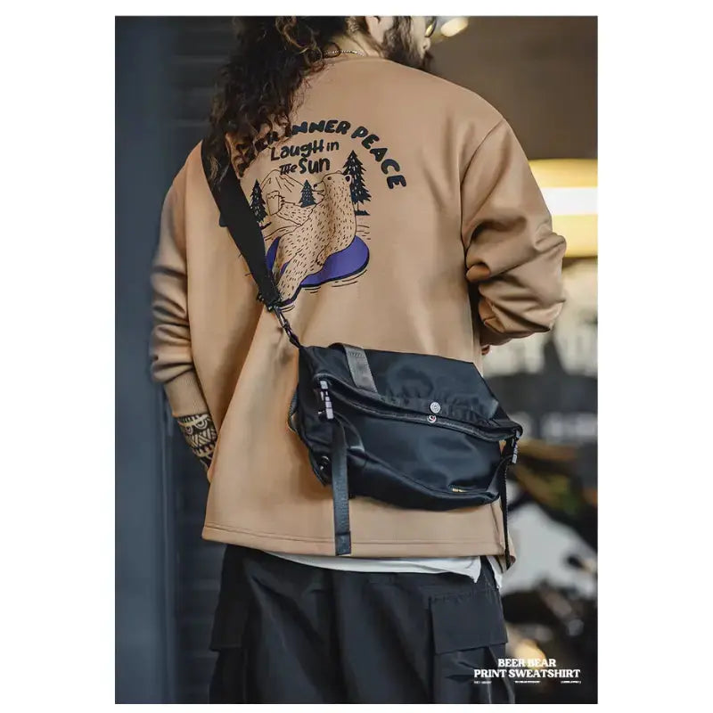 Round Neck Long Sleeve | Men Casual Loose Sweater Maden