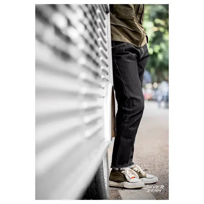 Silver Denim Vintage Jeans | Men's Amekaji Raw Denim Amekaji