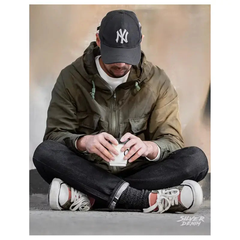 Silver Denim Vintage Jeans | Men's Amekaji Raw Denim Amekaji
