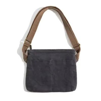 Single Shoulder Oblique Bag | Workwear Retro Cross Oil Wax Bag Amekaji