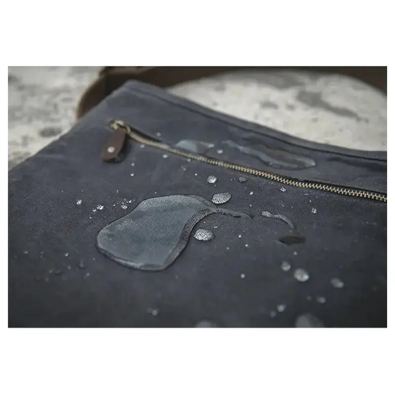 Single Shoulder Oblique Bag | Workwear Retro Cross Oil Wax Bag Amekaji