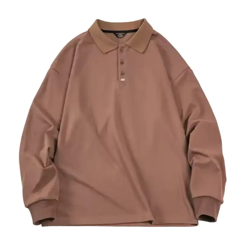 Spring Vintage Oversize Polo | Men Business Casual Tops Amekaji