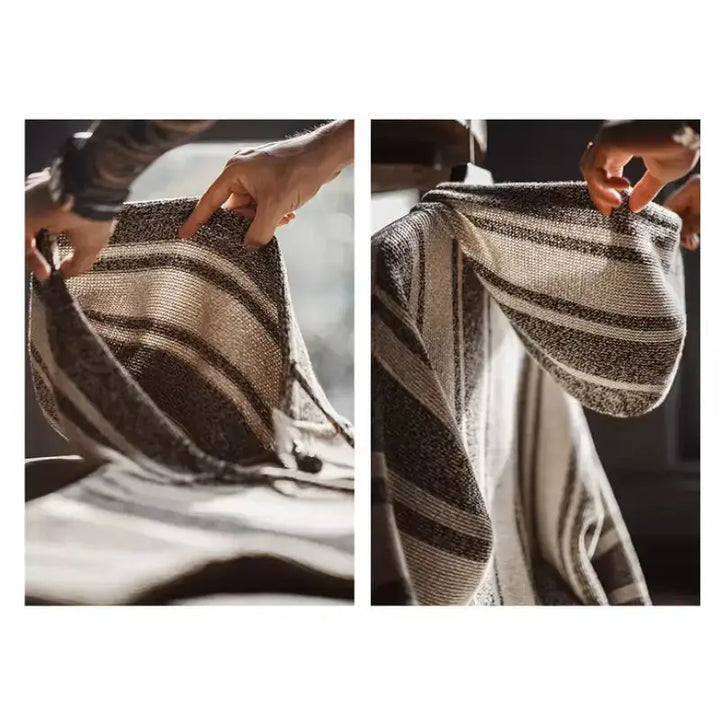 Vintage Baja Knit Hoodie | Mexican Style Pullover Amekaji