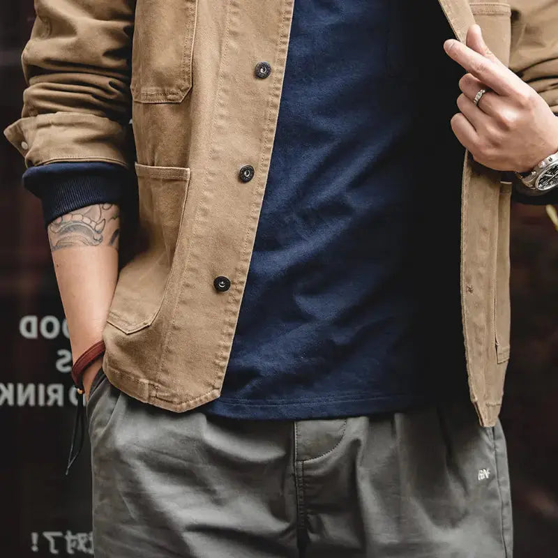 Vintage Chore Coat Jacket | Men&