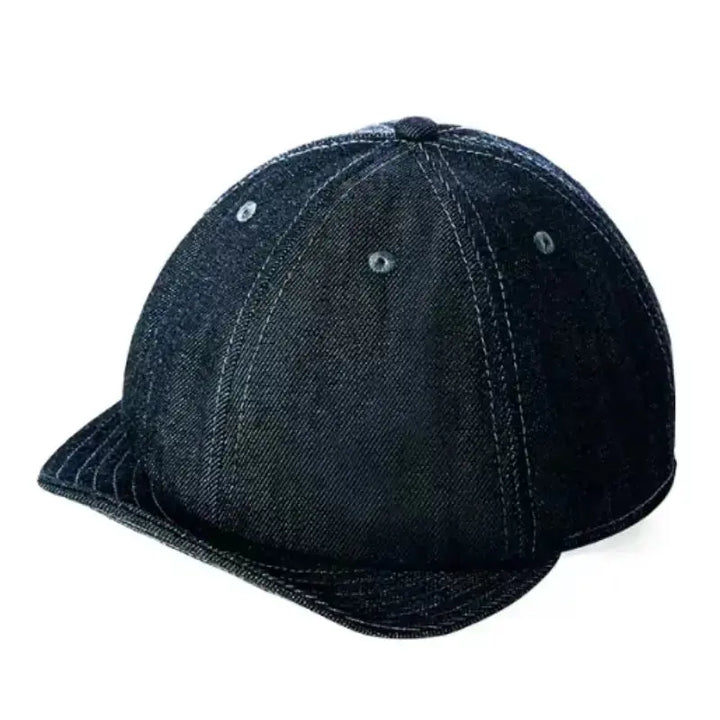 Vintage Denim Flip Cap | Retro American Workwear Baseball Hat Amekaji