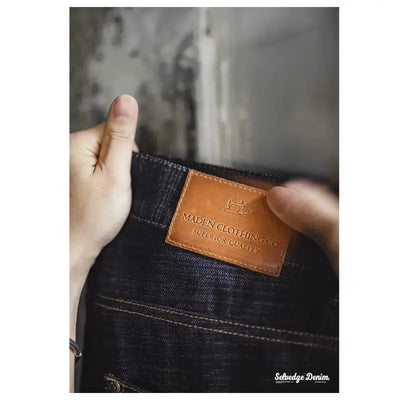 Vintage Heavyweight Denim Jeans | Men's Straight Selvedge Jeans Maden