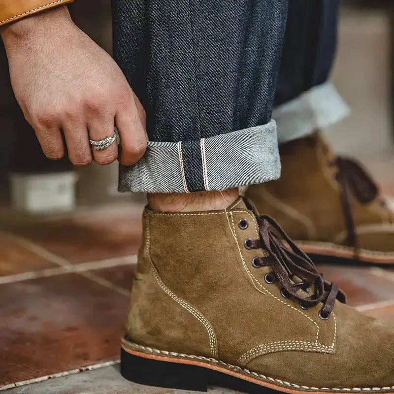 Vintage Heavyweight Denim Jeans | Men's Straight Selvedge Jeans Maden