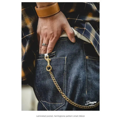 Vintage Heavyweight Denim Jeans | Men's Straight Selvedge Jeans Maden