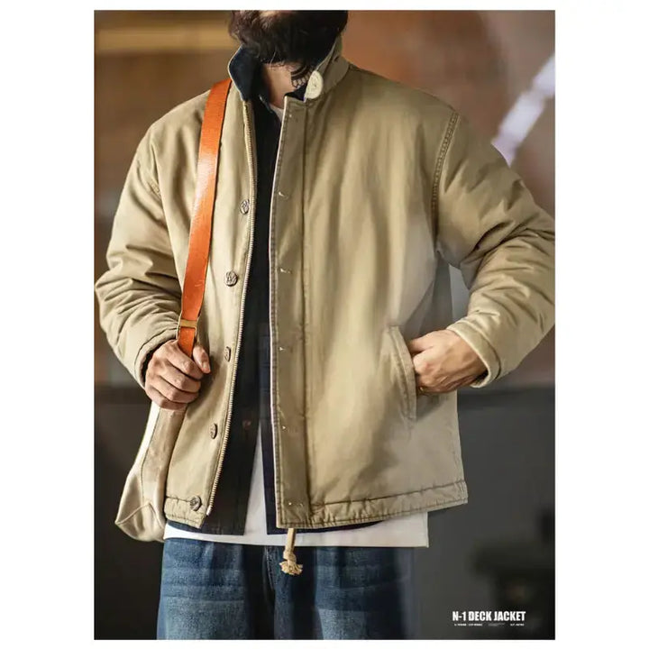Vintage N1 Deck Jacket | Workwear Amekaji Military Jacket Amekaji