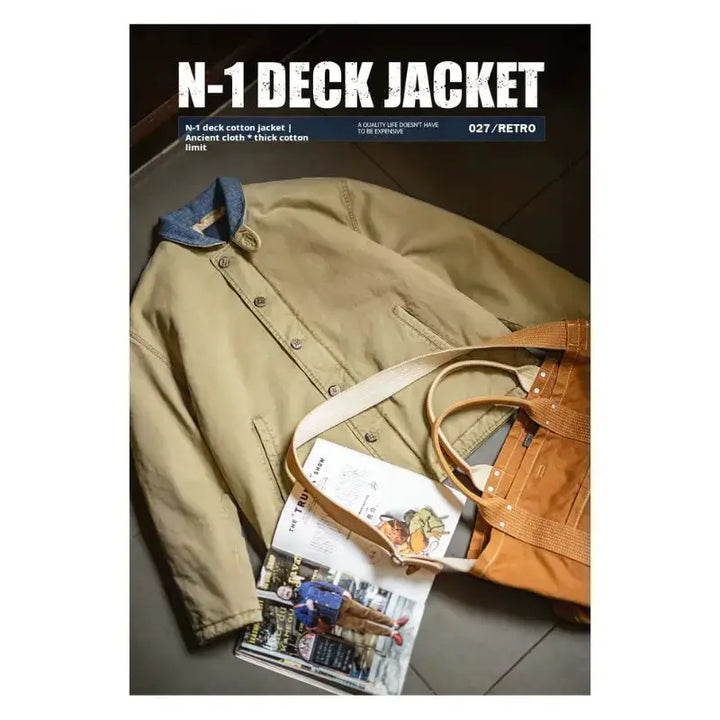 Vintage N1 Deck Jacket | Workwear Amekaji Military Jacket Amekaji