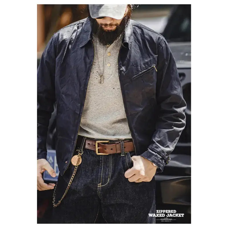 Vintage Oil Waxed Jacket | Men&