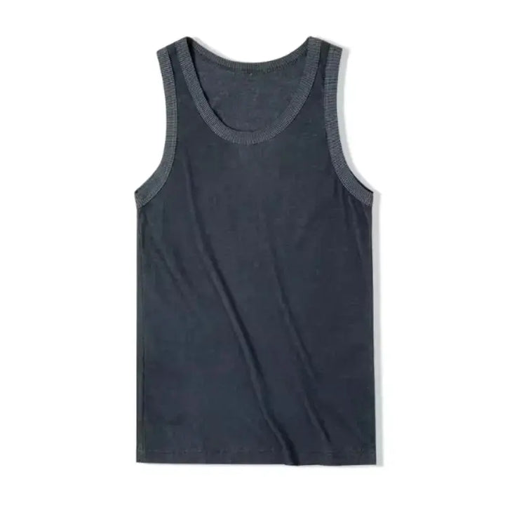 Vintage Ribbed Tank Top | Men&