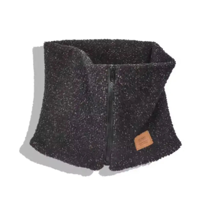 Vintage Unisex Heating Scarf | Men Warm Zip Fleece Neck Amekaji